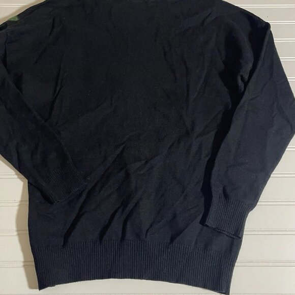 Cartise Sweater Womens Sweater Medium Black Floral Long Sleeve - Picture 10 of 12